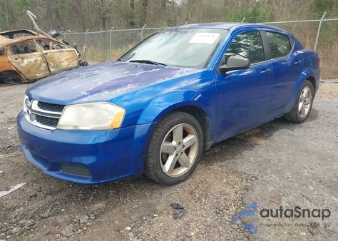 2013 Dodge Avenger Se from USA, damaged, VIN 1C3CDZAB4DN688359